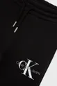 Παιδικό βαμβακερό παντελόνι Calvin Klein Jeans μαύρο