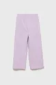 Guess spodnie dresowe dziecięce fioletowy