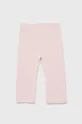 Guess spodnie dresowe bawełniane dziecięce różowy