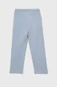 Дитячі бавовняні штани Tommy Hilfiger блакитний