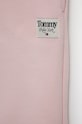 Dziewczynka Tommy Hilfiger spodnie dresowe bawełniane dziecięce KG0KG06823.9BYY różowy