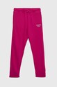 Tommy Hilfiger spodnie dresowe dziecięce dzianina różowy KG0KG06866.9BYY