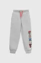 сірий Дитячі спортивні штани Tommy Hilfiger Для дівчаток