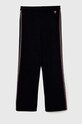 Detské nohavice Tommy Hilfiger pletenina tmavomodrá KG0KG06982.9BYY
