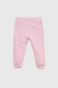 Guess spodnie dresowe bawełniane dziecięce różowy