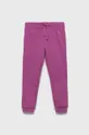 ροζ Παιδικό βαμβακερό παντελόνι United Colors of Benetton Για κορίτσια