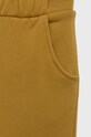 Dievča Detské bavlnené tepláky United Colors of Benetton 3QLAGF015.P žltá