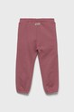 United Colors of Benetton spodnie dresowe bawełniane dziecięce 3QLAGF015.P różowy AW22