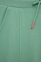Dziewczynka United Colors of Benetton spodnie dresowe bawełniane dziecięce 3J74CF01I.G turkusowy