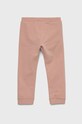 United Colors of Benetton spodnie dresowe dziecięce 35Q2GF01H.P różowy AW22