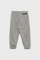 Sisley pantaloni de trening din bumbac pentru copii 3J68XF008.G gri AW22