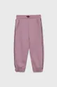 rosa Sisley pantaloni tuta in cotone bambino/a Ragazze