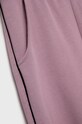Fete Sisley pantaloni de trening din bumbac pentru copii 3J68XF008.G roz