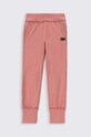 Coccodrillo pantaloni de trening pentru copii ZC2120105EVG roz AW22