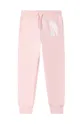 różowy Dkny spodnie dresowe dziecięce Dziewczęcy