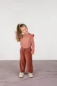 smeđa Dječje hlače Coccodrillo Za djevojčice