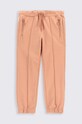 Coccodrillo pantaloni de trening din bumbac pentru copii ZC2120102AWK roz AW22