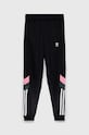 adidas Originals spodnie dresowe dziecięce dzianina czarny HL6937