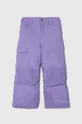 vijolična Otroške smučarske hlače Columbia Dekliški