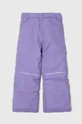 Otroške smučarske hlače Columbia vijolična