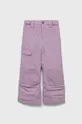 roza Otroške smučarske hlače Columbia Dekliški