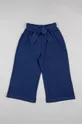 голубой Детские хлопковые брюки zippy Для девочек