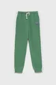 zielony Abercrombie & Fitch spodnie dresowe dziecięce Dziewczęcy