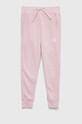Under Armour pantaloni de trening pentru copii tricotaj roz 1373133