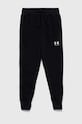 Dětské tepláky Under Armour pletenina černá 1373133