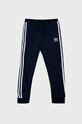 Дитячі спортивні штани adidas Originals трикотаж темно-синій HK0353