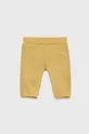 giallo United Colors of Benetton pantaloni tuta in cotone bambino/a Bambini