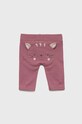 United Colors of Benetton spodnie dresowe bawełniane dziecięce 3J70AF009.W fioletowy AW22