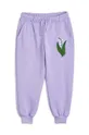 фиолетовой Детские хлопковые штаны Mini Rodini Детский