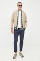 Kalhoty Calvin Klein K10K108153.9BYY námořnická modř AW22