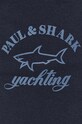 Paul&Shark spodnie dresowe bawełniane granatowy C0P1024