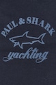 Paul&Shark spodnie dresowe bawełniane granatowy C0P1024