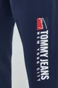 granatowy Tommy Jeans spodnie dresowe DM0DM14273.9BYY