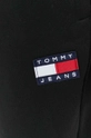 fekete Tommy Jeans pamut melegítőnadrág