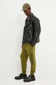 HUGO pantaloni de trening din bumbac 50473211 verde AA00