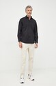 Bavlněné kalhoty Emporio Armani 6L1PD2.1NMLZ béžová AW22