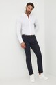 PS Paul Smith spodnie M2R.922P.J21553 granatowy AW22