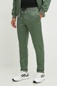 Guess spodnie dresowe KORBIN dzianina zielony Z2BB05.FL04Q