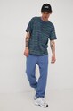 Levi's spodnie dresowe bawełniane A0937.0020 niebieski AW22