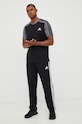 adidas spodnie treningowe GK8982 czarny AW22