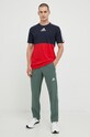 adidas Performance spodnie treningowe HD3563 zielony AW22