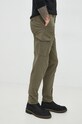 Hlače Tommy Hilfiger s elastinom zelena MW0MW28640.9BYY