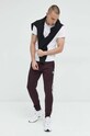 Спортивные штаны adidas Originals трикотаж бордо HK7352