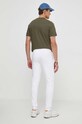 Odzież Lacoste spodnie dresowe XH9624 biały
