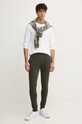 Спортивні штани Lacoste XH9624 зелений SS25
