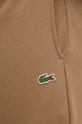 Tepláky Lacoste hnedá XH9624